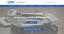 Desktop Screenshot of lumsdenlocksmithsaberdeen.co.uk